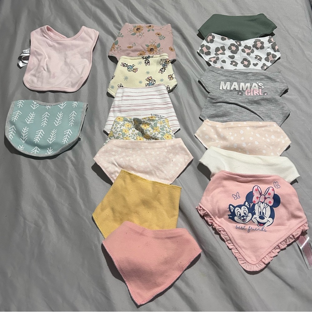 Babygirl bibs